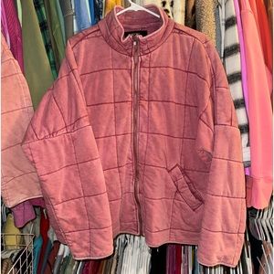 Mauve quilted jacket